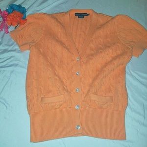 Ralph Lauren Orange Coral Sweater
